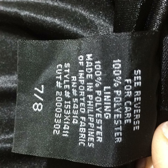 Black strap gown by Windsor - Picture 6 of 8